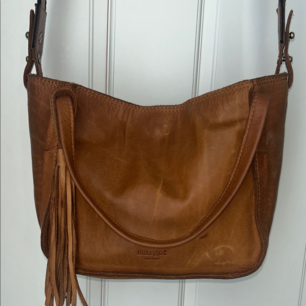 100% real Leather Crossbody Bag - Picture 8 of 15